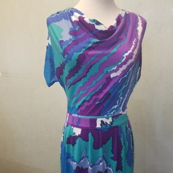 Walter multi - colored open back dress size S (E18) - Picture 3 of 11